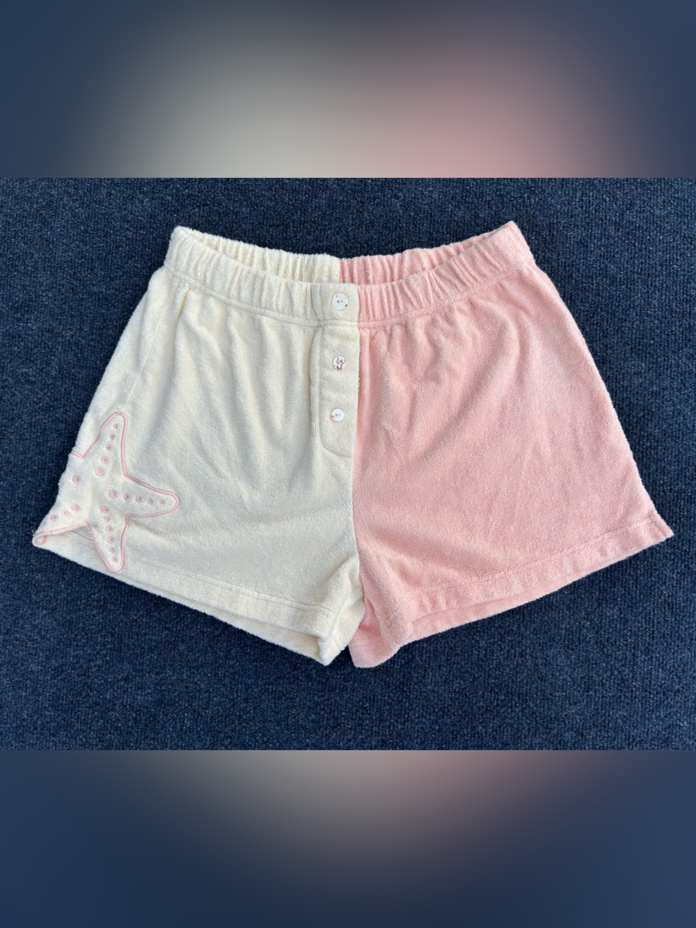 Tombolo Women’s Conched Out Mini Shorts
Two-tone Organic Cotton Terrycloth Large